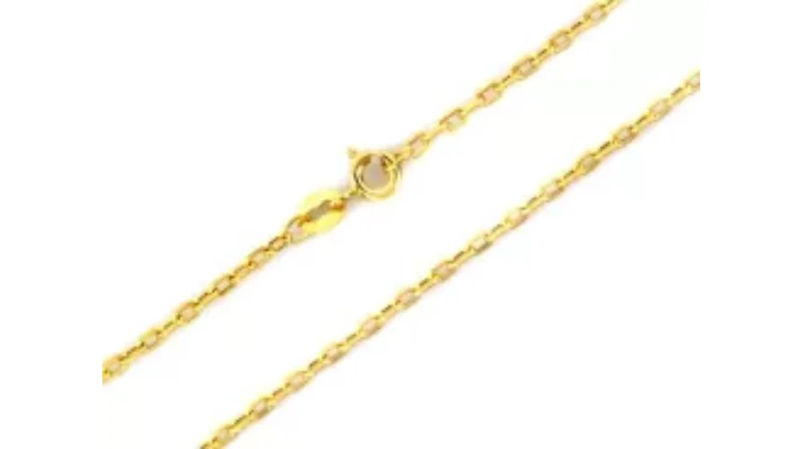 Lovrin 585 Gold Chain, Classic Ankier Weave