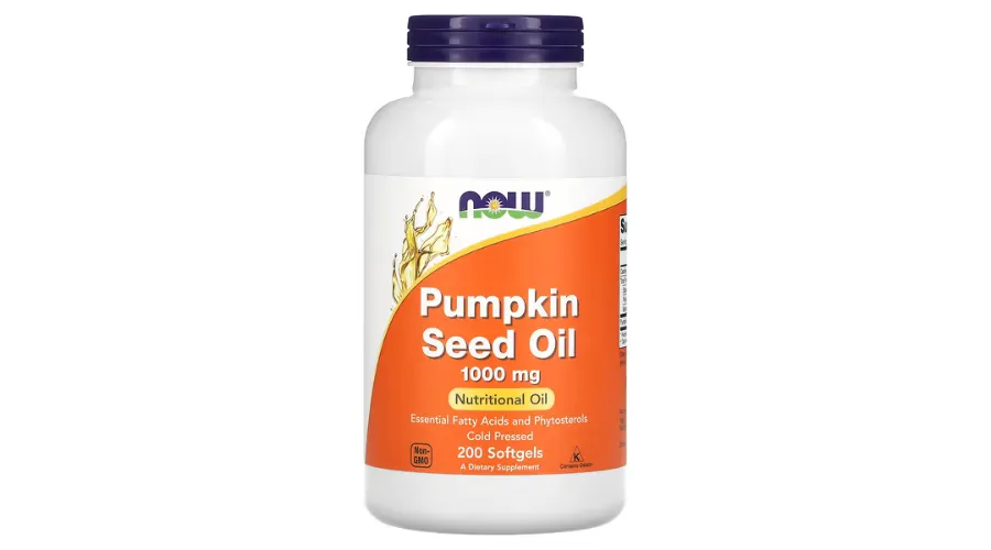 NOW Foods, Pumpkin Seed Oil, 1,000 mg, 200 Softgels