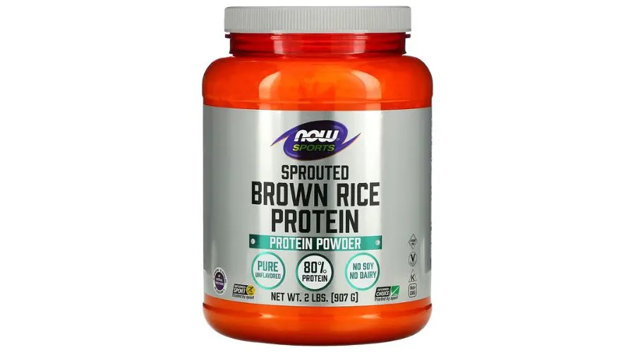 NOW Foods, Sports, Sprouted Brown Rice Protein Powder