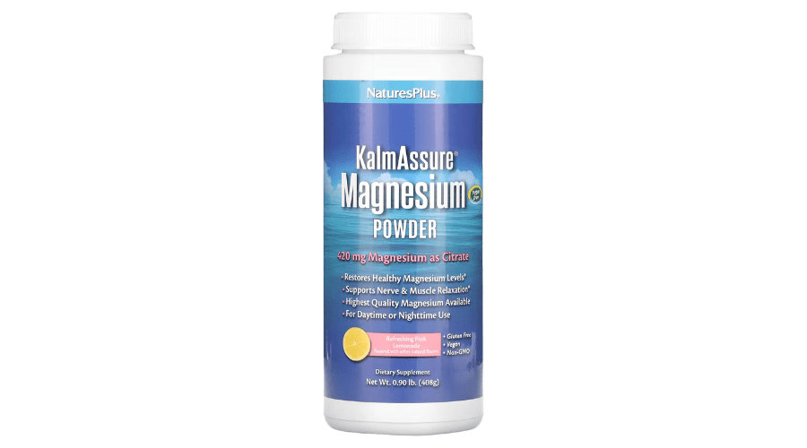 NaturesPlus, Kalmassure Magnesium Refreshing, Pink Lemonade Powder