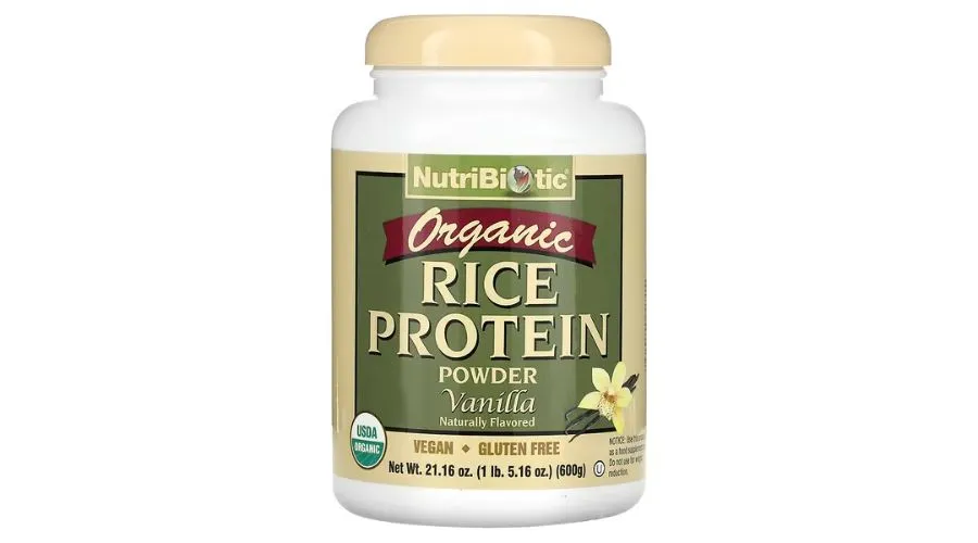 NutriBiotic, Raw Organic Rice Protein, Vanilla