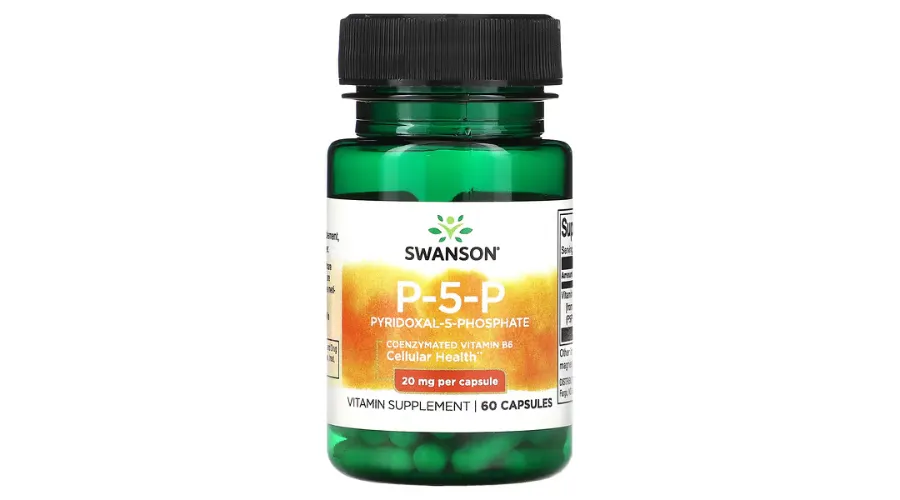 Swanson, P-5-P, 20 mg, 60 Capsules