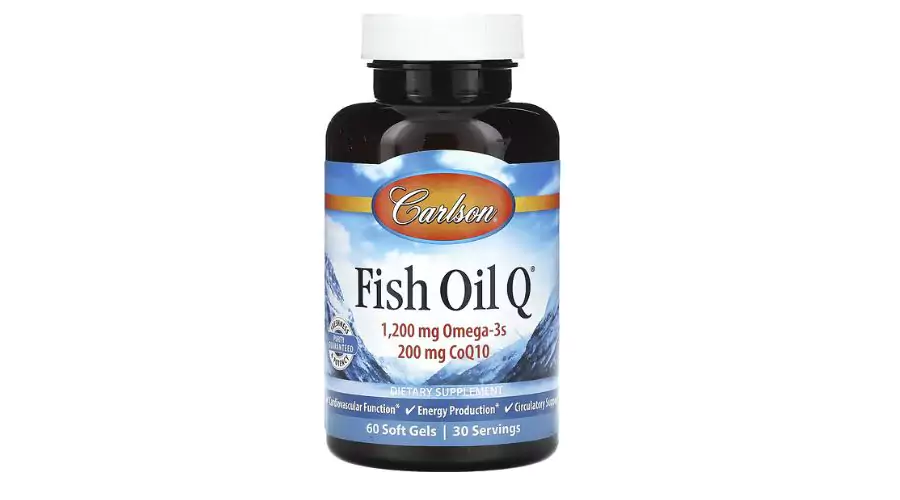 Carlson, Fish Oil Q, 60 Soft Gels