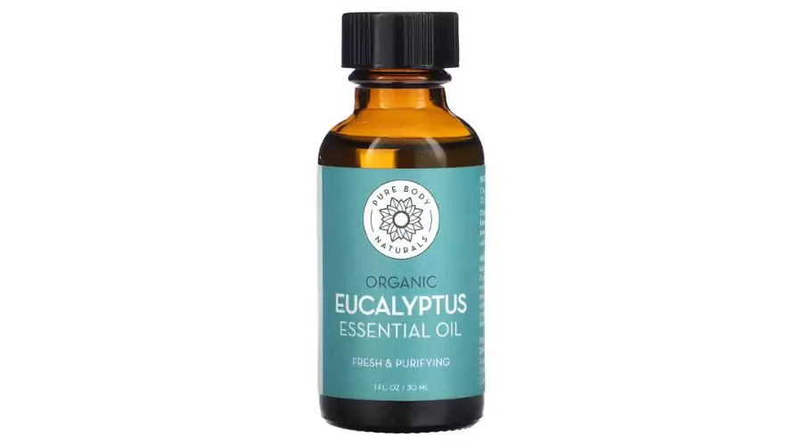 Pure Body Naturals, Organic Essential Oil, Eucalyptus, 1 fl oz (30 ml)